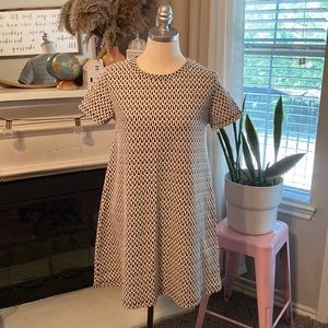 Zara | Black + Cream Mini Dress